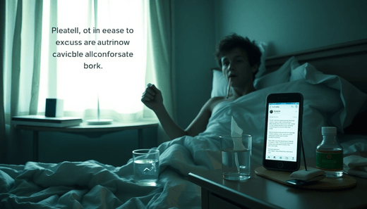 Be sick and stay home