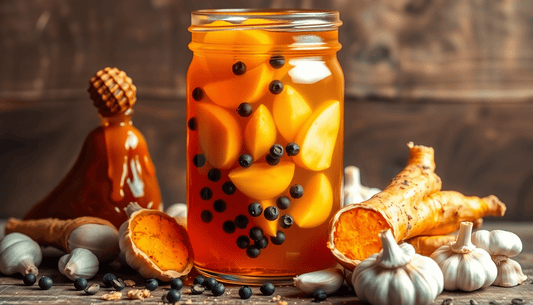 The Powerful Elixir: Fermented Honey Garlic Ginger Turmeric Black Pepper