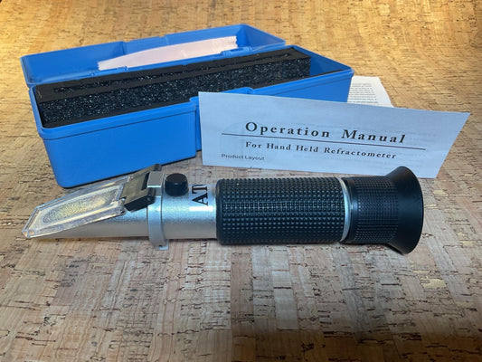 Handheld Refractometer for Home Brewing and Winemaking Enthusiasts